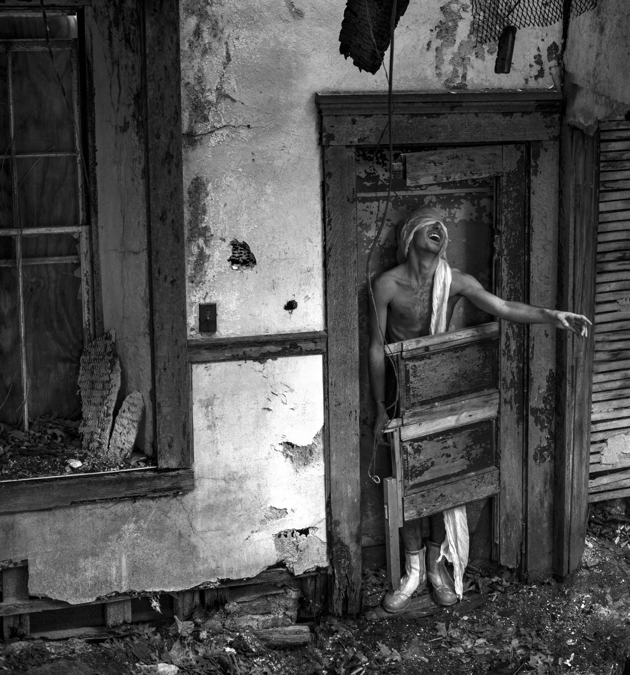 The Mindhouse — blindfolded figure